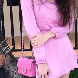 SOLD Used Varithorn Boutique pink romper size 0